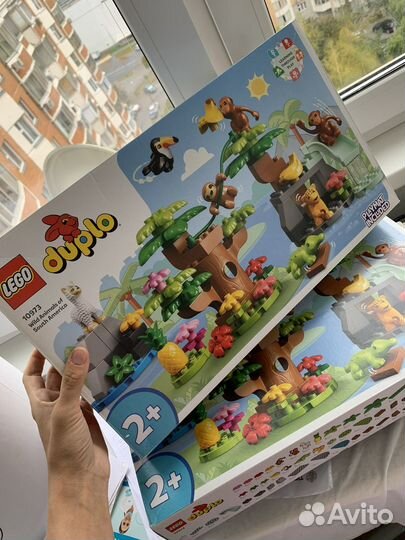 Lego duplo дикие животные америки