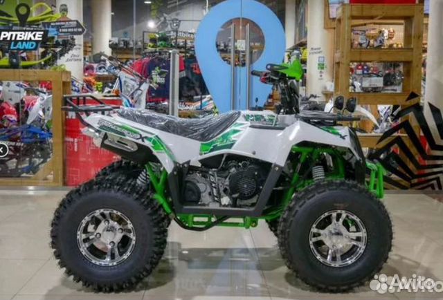 Квадроцикл Wels ATV Thunder EVO 200 X2 бело-зел