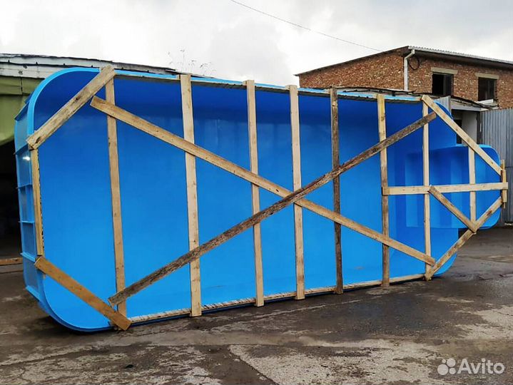 Бассейн 7х3 пластиковый