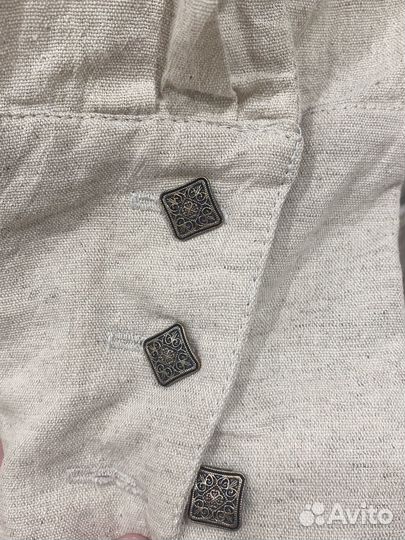 Косоворотка льняная / рубаха мужская