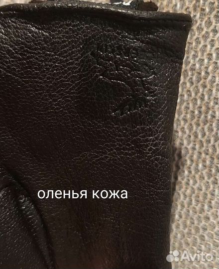 Перчатки из натуральной кожи женские