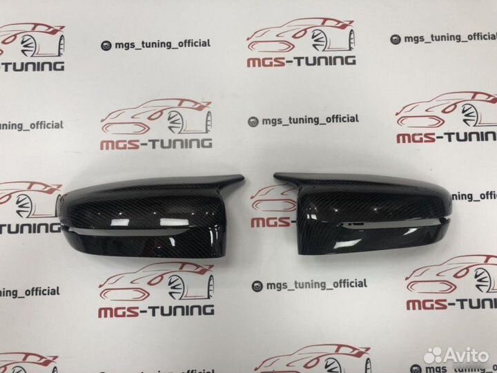 Корпуса зеркал стиль BMW M5 G30 карбон