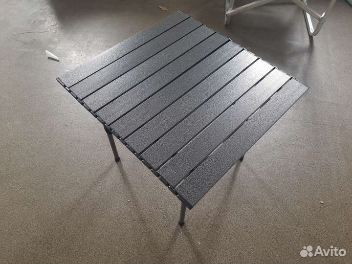 Столик реечный 50 см черный