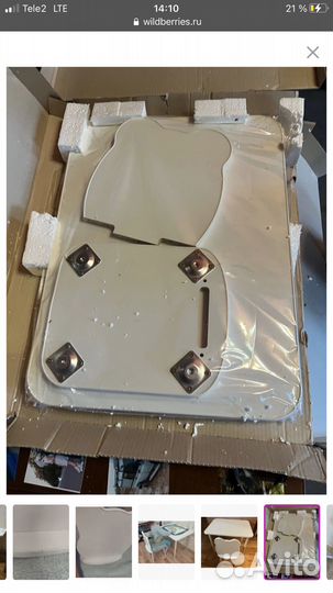 Столик и стульчик для детей (новый набор)