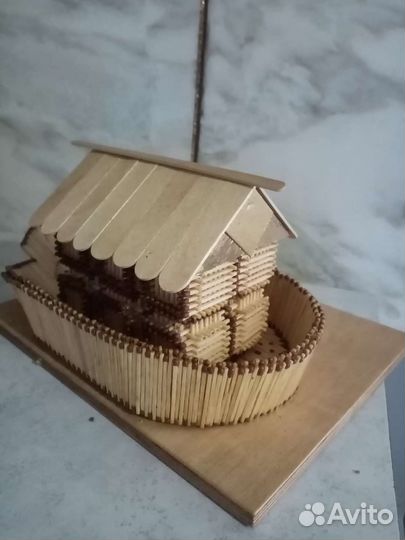 Ноев ковчек из спичек