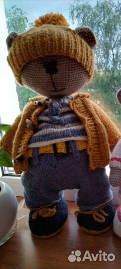 Куклы вязаные, ручная работа