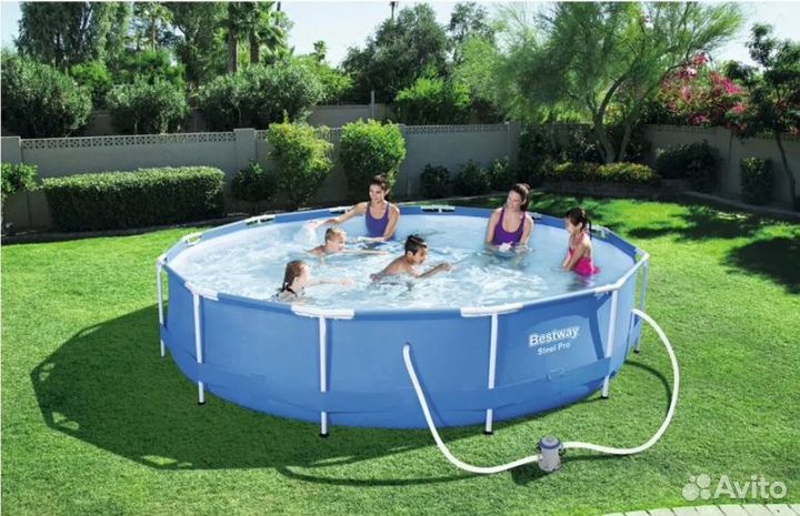 Каркасный бассейн 366х76см, фильтр-насос