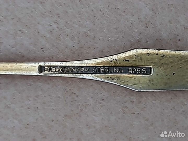 Кофейные ложки Серебро, эмаль