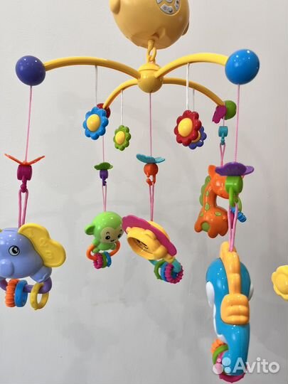 Мобиль музыкальный с проектором и ночником