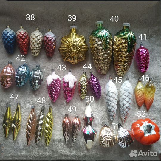 Елочные игрушки СССР