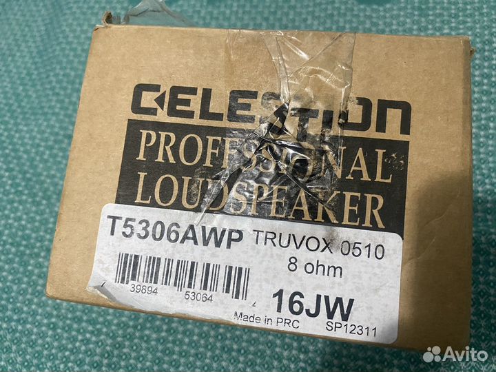Динамик Celestion truvox 0510, блок питания shure