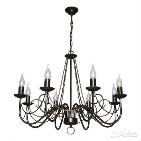 Люстра vitaluce металл 8 ламп