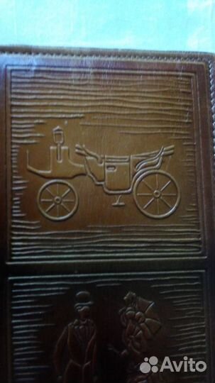 Кожаная обложка для книги