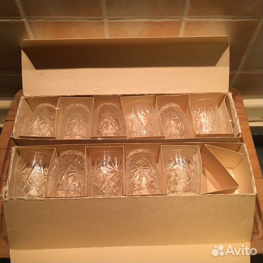 Хрусталь: фужеры, бокалы, стопки, салатница