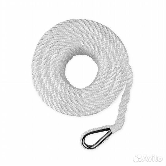 Трос (конец) якорный Skipper трёхпрядный, 10мм