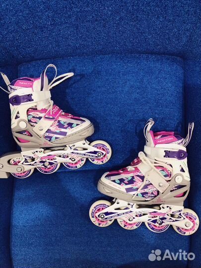 Детские раздвижные роликовые коньки для девочек