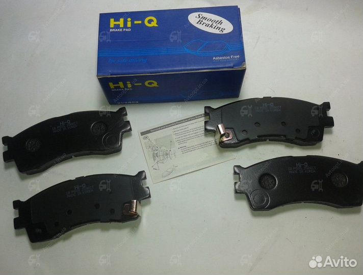 Колодки тормозные Hi-Q volvo V40 00-04 R (D838)