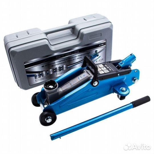 Домкрат Stels подкатной, 2 т, 140-340 мм, в кейсе