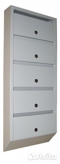 Почтовые ящики многоквартирные, узкие