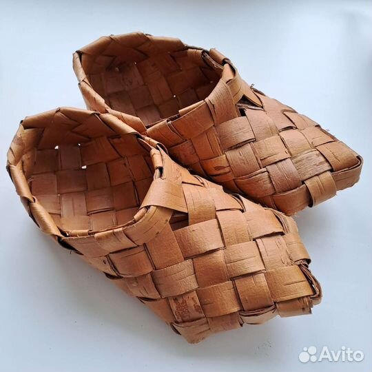 Лапти берестяные 37 размер