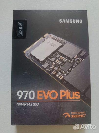 Ssd m2 nvme samsung 970 Evo plus 500gb