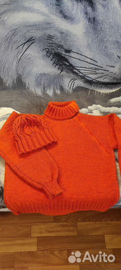 Вяжу на заказ свитера, шапки.ремонт вязаной одежды