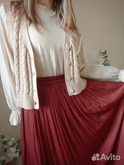 Жилет вязаный Stradivarius 40 42 44