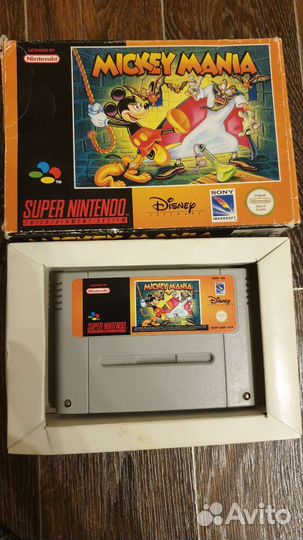 Картридж для Super Nintendo с игрой 