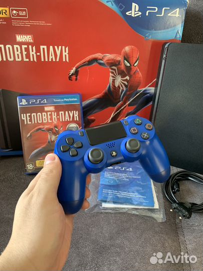 Sony playstation 4 slim 1tb человек паук