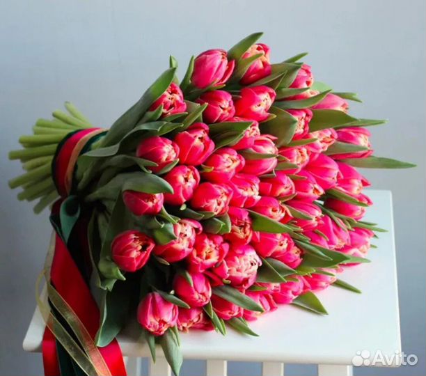 Тюльпаны к 8 марта букет