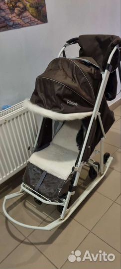 Детские санки коляска