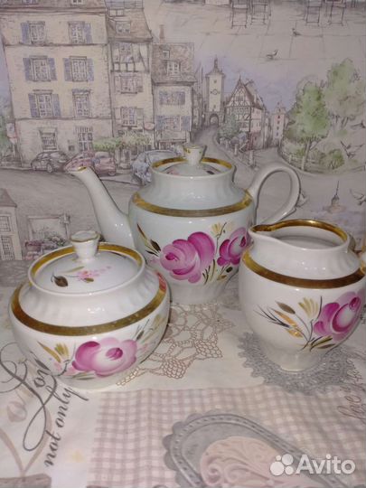 Сервиз чайный,остатки