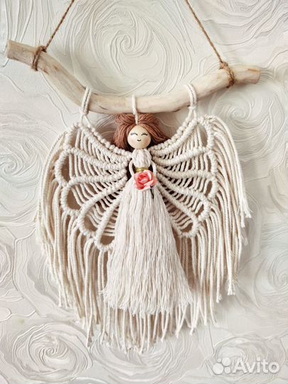 Макраме панно Ангел