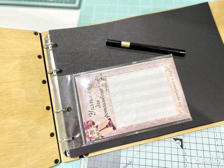 Фотоальбом из дерева