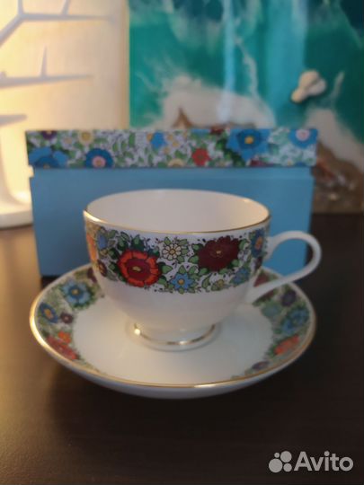 Чашка с блюдцем, чайная пара