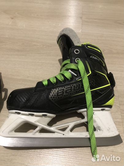 Хоккейные детские вратарские коньки Bauer gsx 1 ее