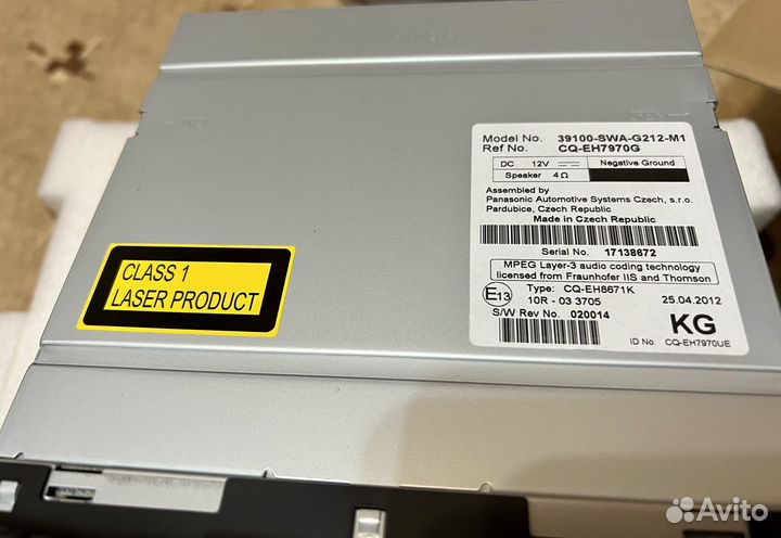 Магнитола Honda CR-V 3 (рестайл)