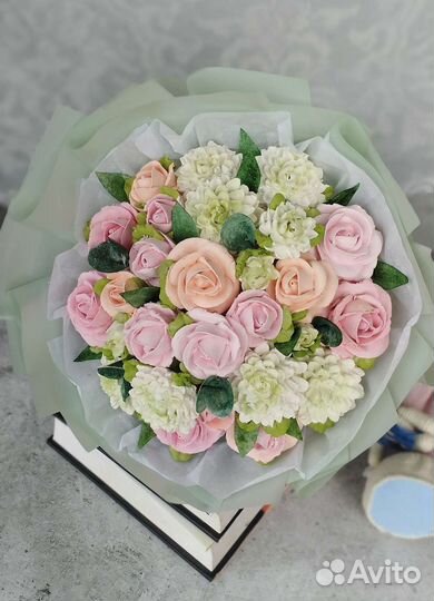 Фигурный зефир и шоколад