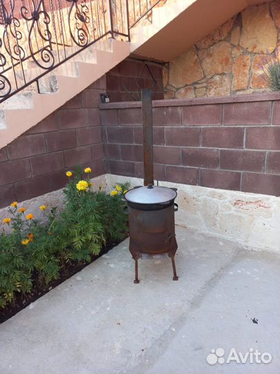 Казан и печь