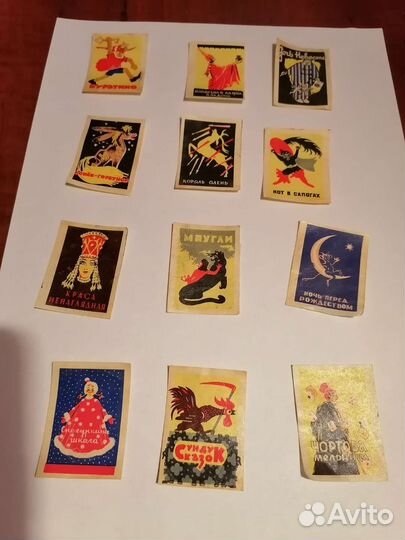 Спичечные этикетки СССР и чсср