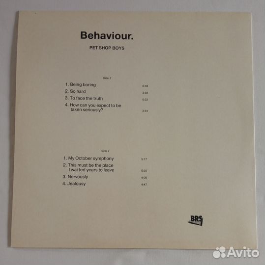 Behaviour. - Pet shop boys
