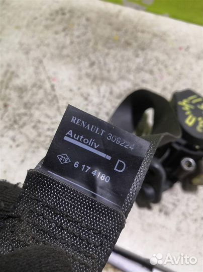 Ремень безопасности с пиропатроном Рено Сценик 2