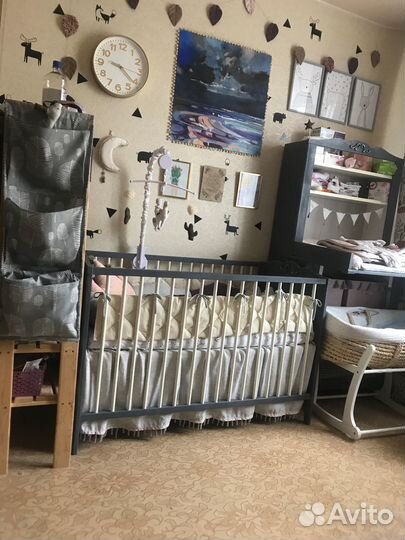 Кроватка IKEA хенсвик