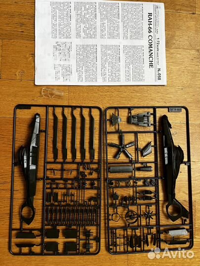 Модель вертолета italeri comanche rah-66