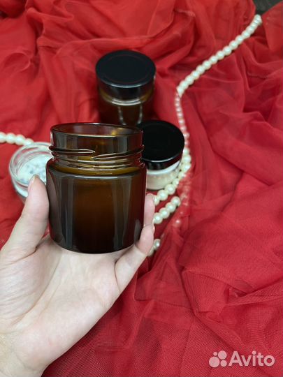 Ароматическая свеча из соевого воска ручной работы