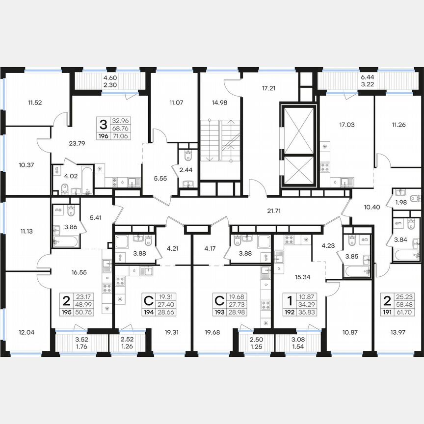 1-к. квартира, 35,8 м², 8/15 эт.