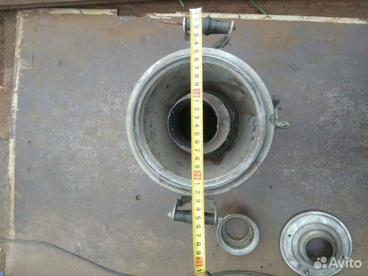 Советский самовар на углях