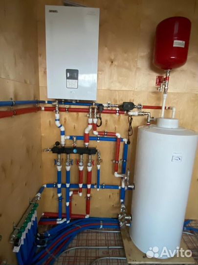 Монтаж отопления, установка теплых полов