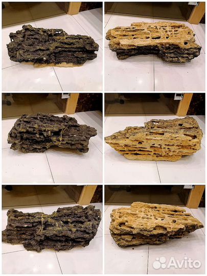 Грунт, камни, ракушки и пр. от