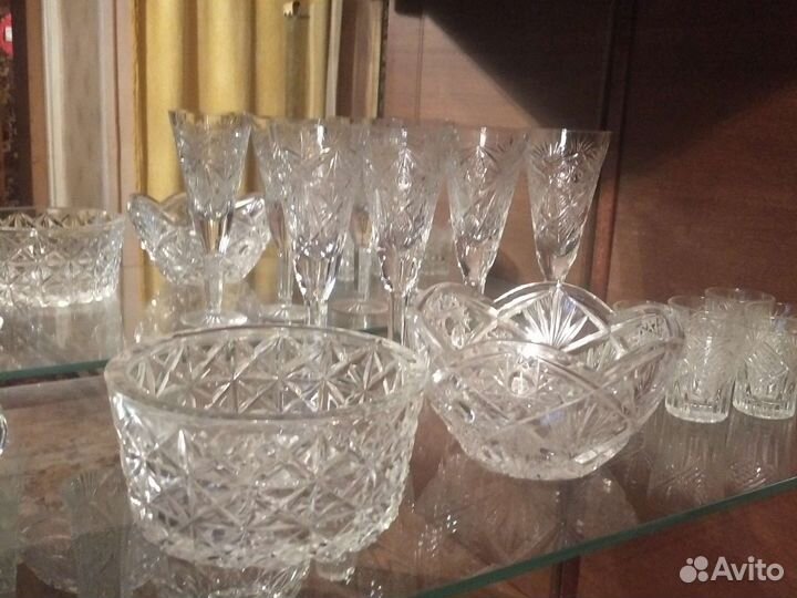 Хрустальная посуда СССР